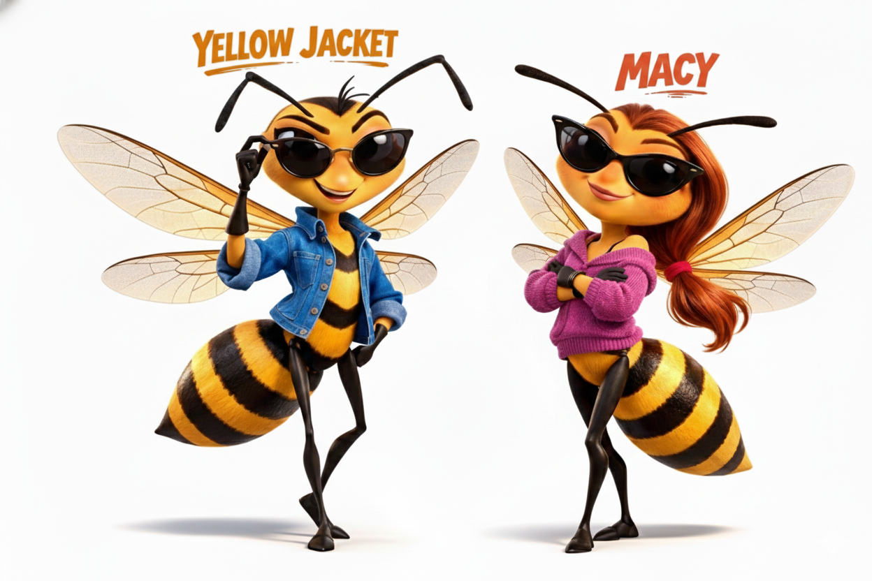 Pollen Pak characters